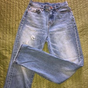 BDG Distressed High Waisted Mom Jean